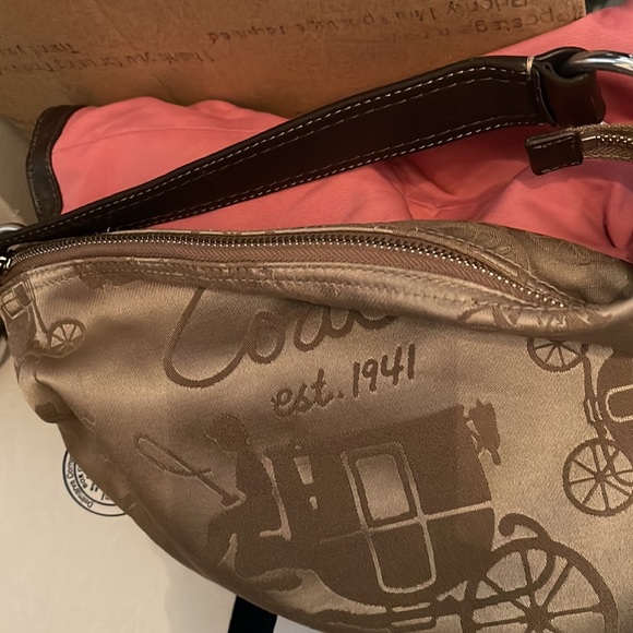 Coach Stagecoach Carraige Crossbody Shoulder Bag Vintage Adjustable - Picture 5 of 7